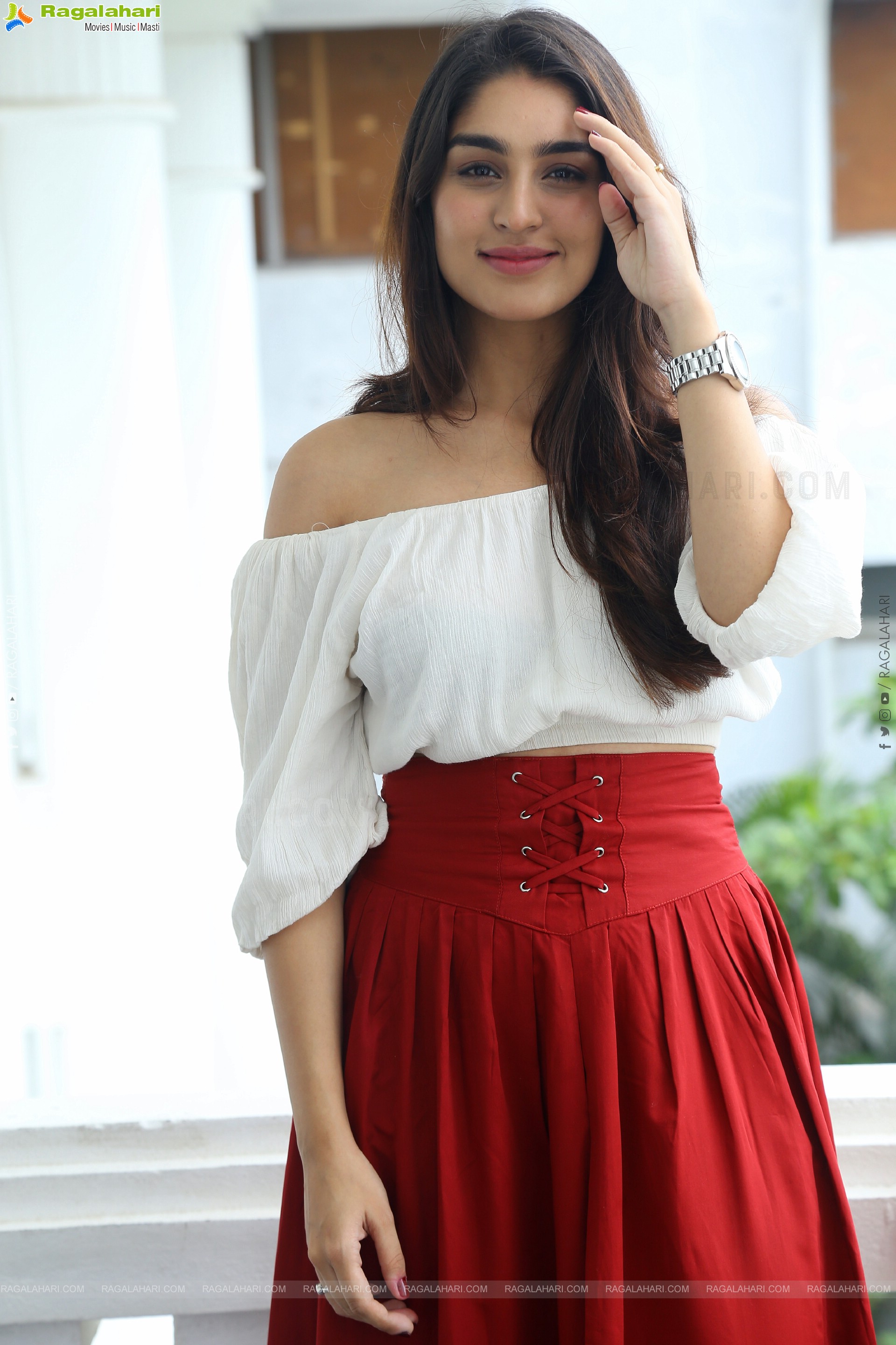 Yukti Thareja at Rangabali Success Meet, HD Gallery