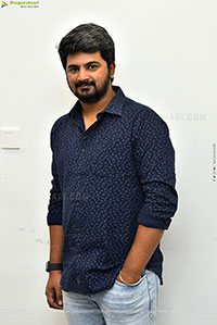 Director Aswin Raam stills at Darling Movie Interview