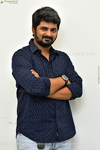 Director Aswin Raam stills at Darling Movie Interview