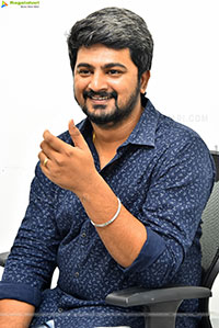 Director Aswin Raam stills at Darling Movie Interview