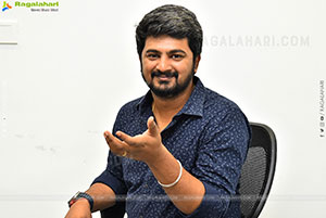 Director Aswin Raam stills at Darling Movie Interview