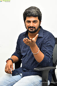 Director Aswin Raam stills at Darling Movie Interview