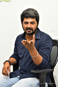 Director Aswin Raam stills at Darling Movie Interview