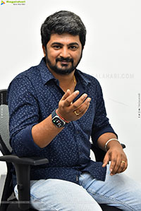 Director Aswin Raam stills at Darling Movie Interview