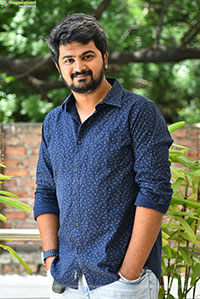 Director Aswin Raam stills at Darling Movie Interview