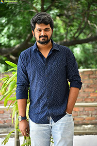 Director Aswin Raam stills at Darling Movie Interview