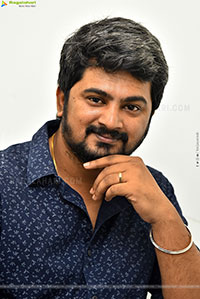 Director Aswin Raam stills at Darling Movie Interview