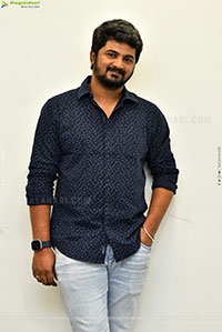 Director Aswin Raam stills at Darling Movie Interview