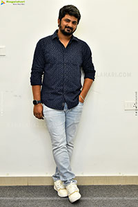 Director Aswin Raam stills at Darling Movie Interview