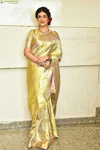 Hassini Sudhir at Purushothamudu Pre-release Event