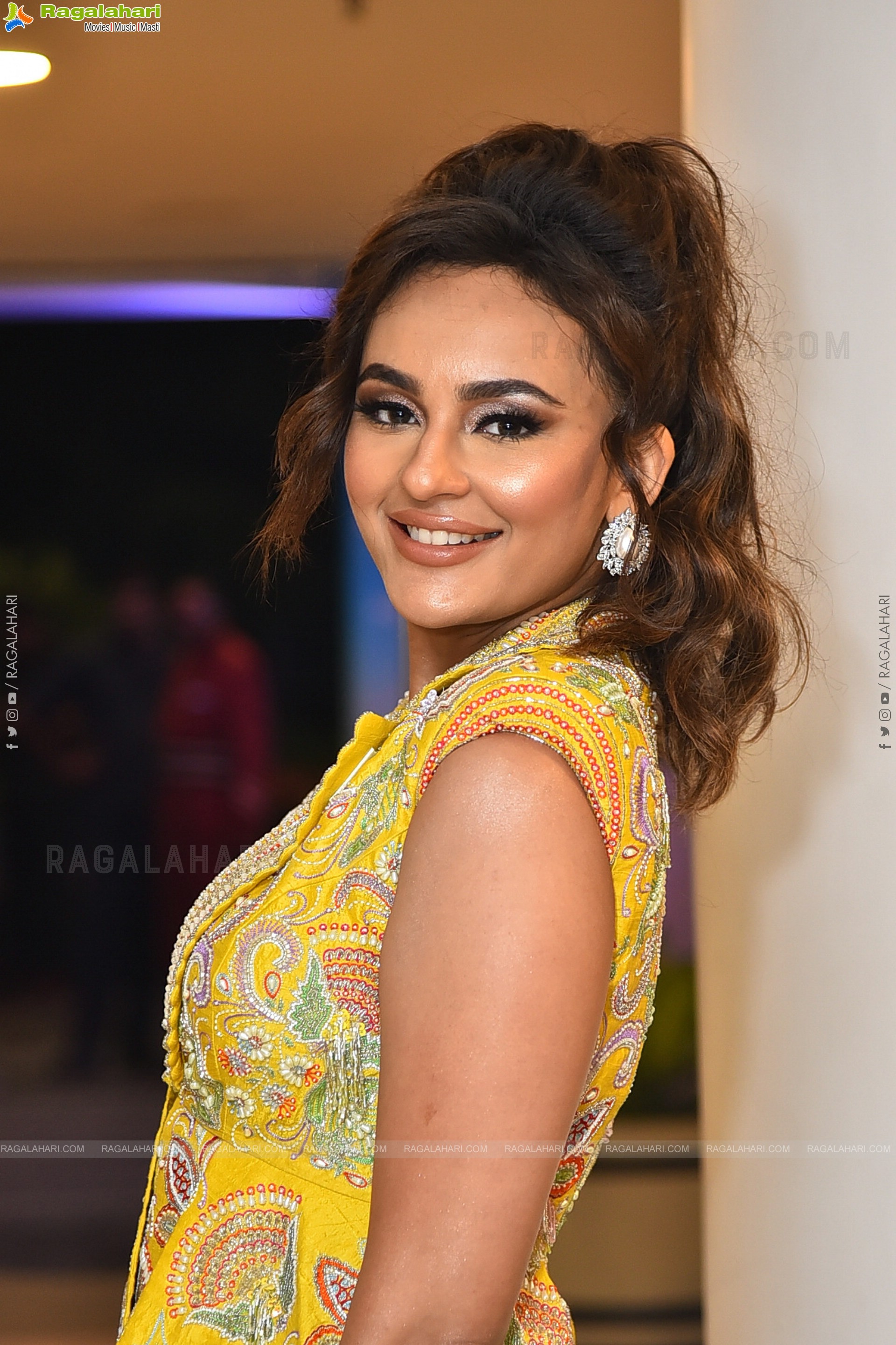 Actress Seerat Kapoor At Usha Parinayam Pre Release Event, HD Gallery