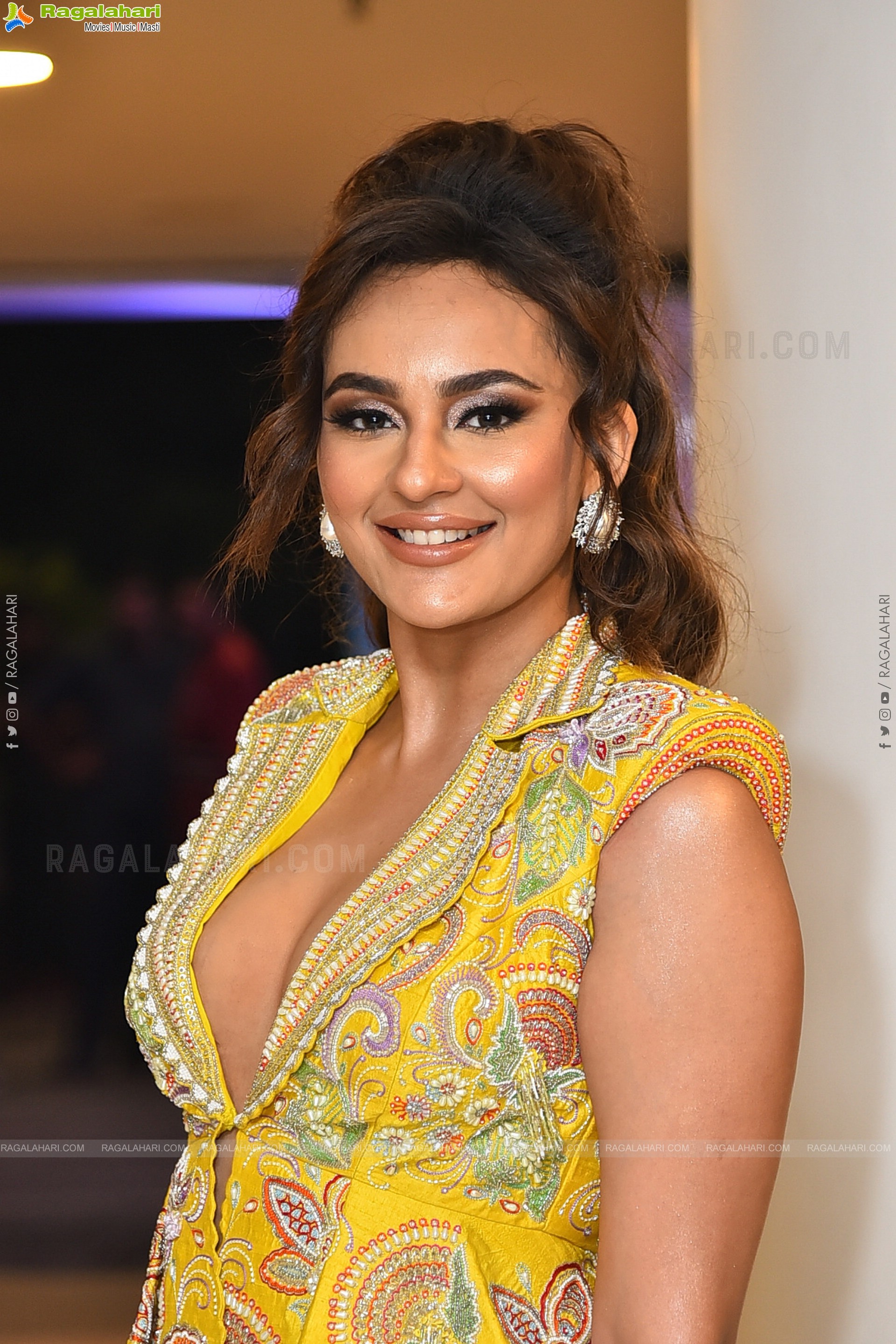 Actress Seerat Kapoor At Usha Parinayam Pre Release Event, HD Gallery