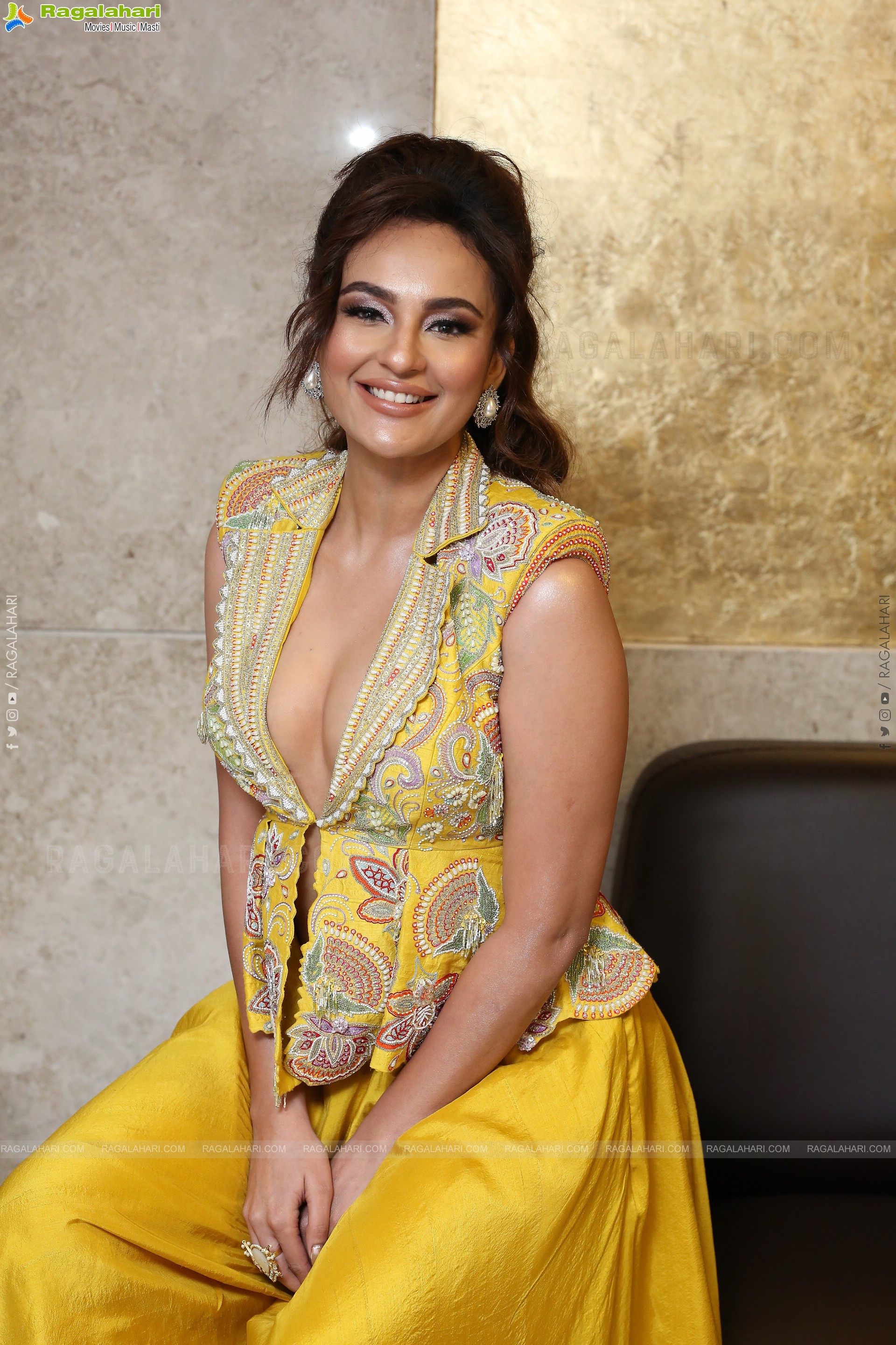 Actress Seerat Kapoor At Usha Parinayam Pre Release Event, HD Gallery