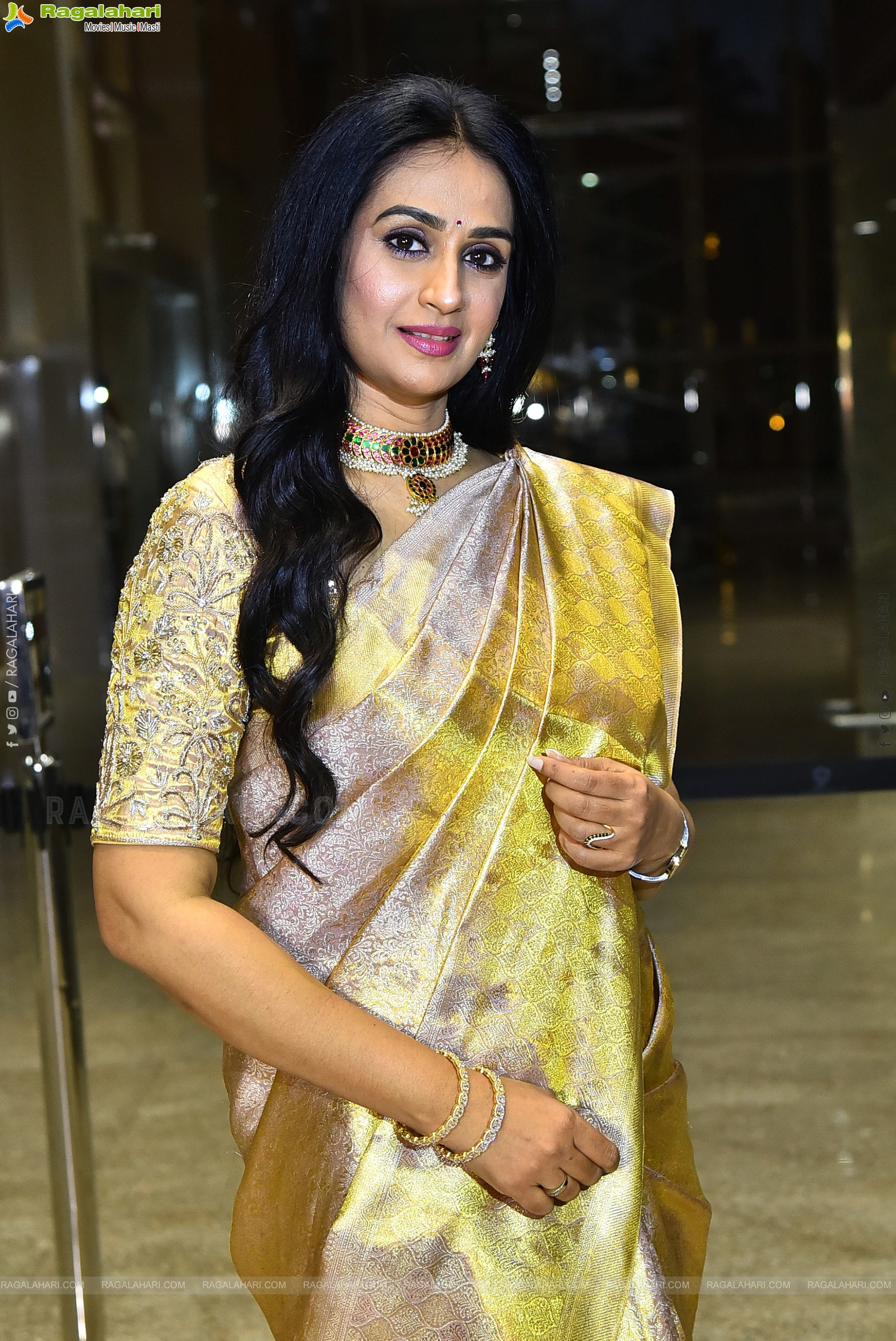 Laya at Thammudu Movie Pre Release Event, HD Gallery