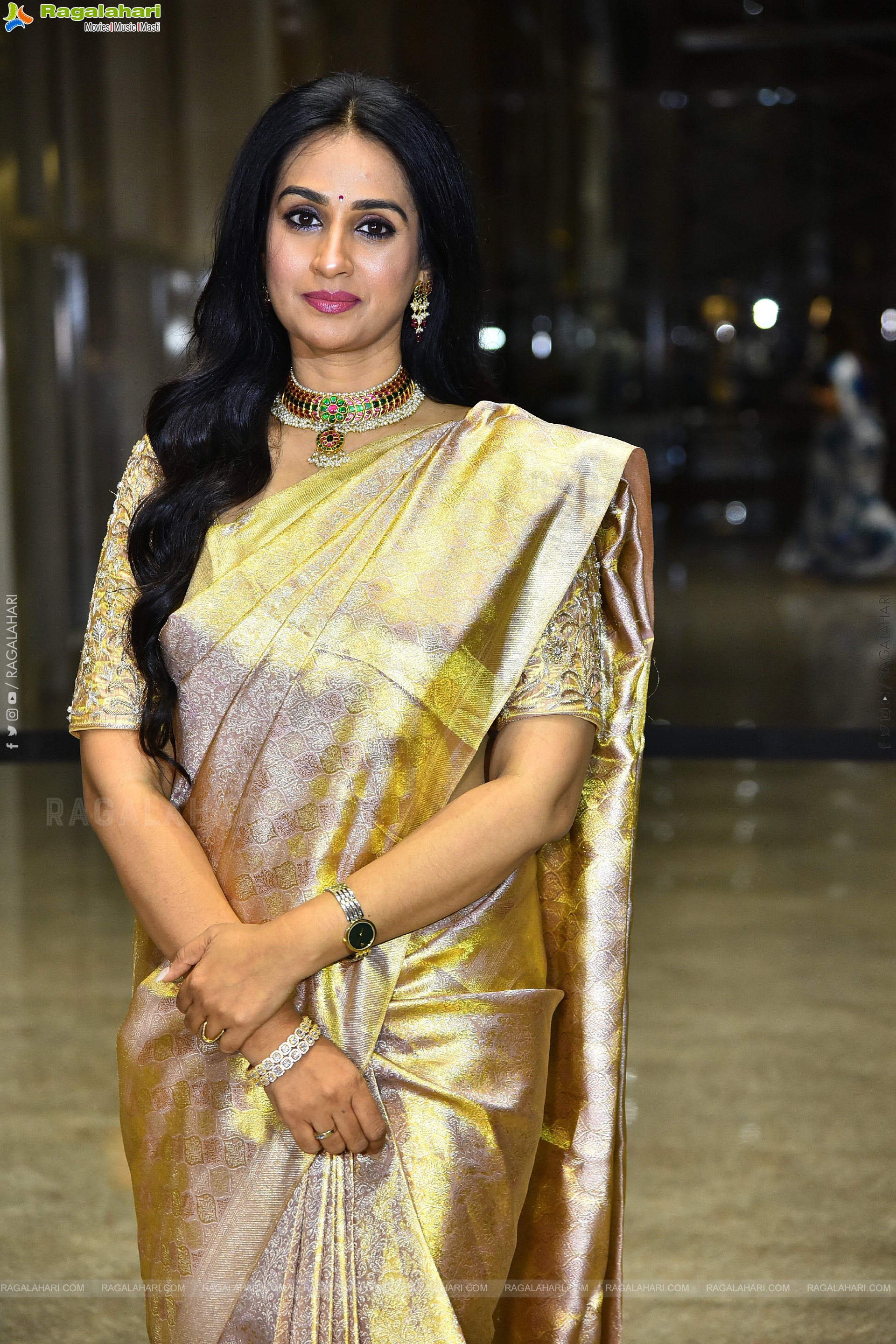 Laya at Thammudu Movie Pre Release Event, HD Gallery