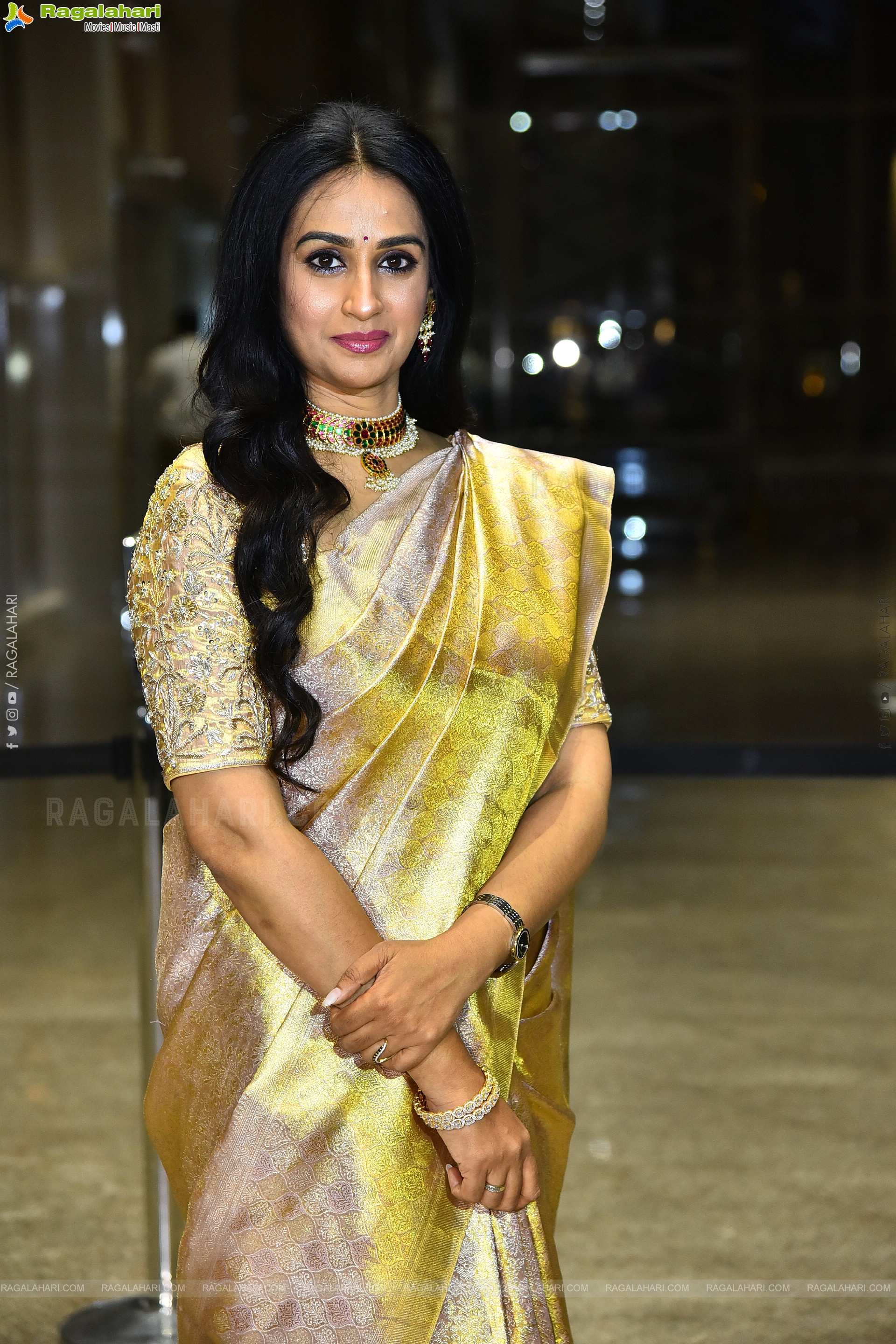 Laya at Thammudu Movie Pre Release Event, HD Gallery