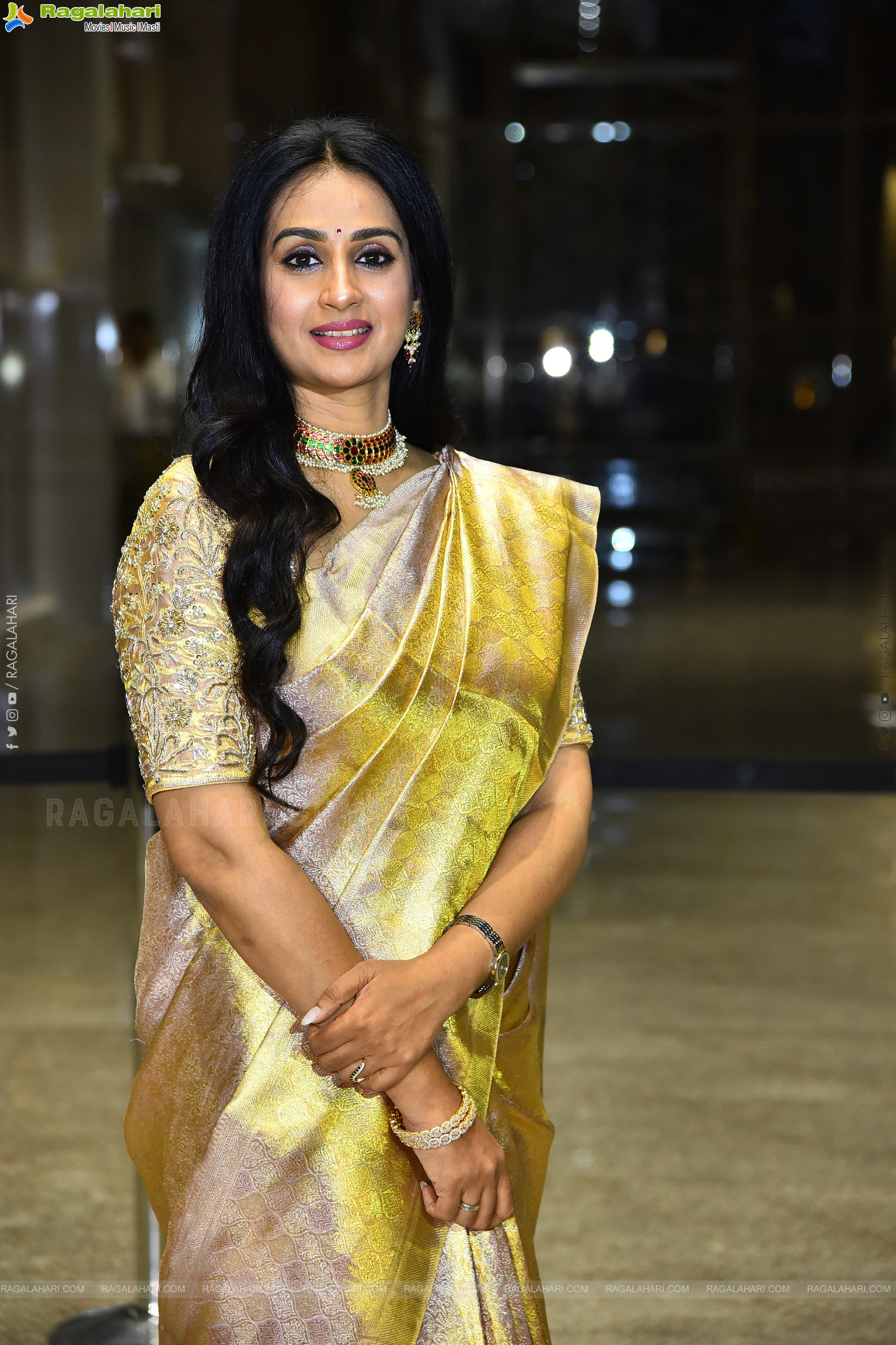 Laya at Thammudu Movie Pre Release Event, HD Gallery