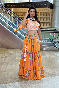 Akkhiila stills in Orange Designer Dress, HD Gallery
