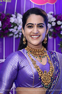 Sravanthi Chokarapu at Hi Life Brides Exhibition Launch 