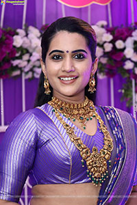 Sravanthi Chokarapu at Hi Life Brides Exhibition Launch 