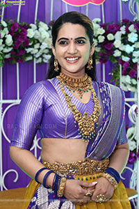 Sravanthi Chokarapu at Hi Life Brides Exhibition Launch 