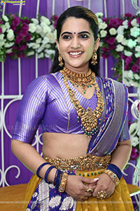 Sravanthi Chokarapu at Hi Life Brides Exhibition Launch 