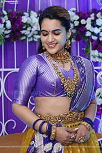 Sravanthi Chokarapu at Hi Life Brides Exhibition Launch 