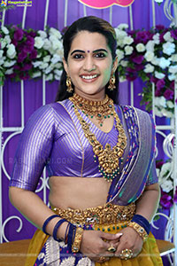 Sravanthi Chokarapu at Hi Life Brides Exhibition Launch 