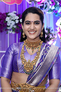 Sravanthi Chokarapu at Hi Life Brides Exhibition Launch 