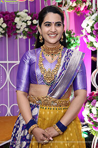 Sravanthi Chokarapu at Hi Life Brides Exhibition Launch 