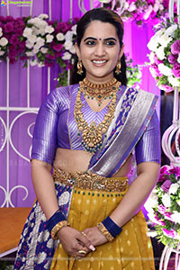 Sravanthi Chokarapu at Hi Life Brides Exhibition Launch 