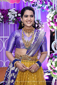 Sravanthi Chokarapu at Hi Life Brides Exhibition Launch 