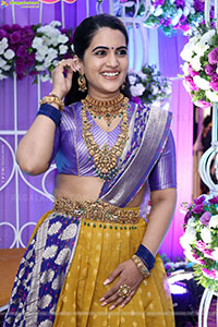 Sravanthi Chokarapu at Hi Life Brides Exhibition Launch 