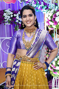 Sravanthi Chokarapu at Hi Life Brides Exhibition Launch 