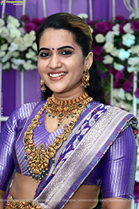 Sravanthi Chokarapu at Hi Life Brides Exhibition Launch 