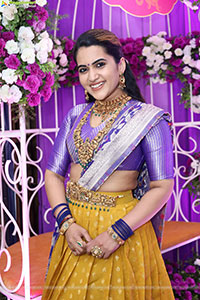 Sravanthi Chokarapu at Hi Life Brides Exhibition Launch 
