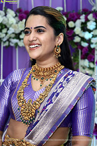 Sravanthi Chokarapu at Hi Life Brides Exhibition Launch 