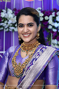 Sravanthi Chokarapu at Hi Life Brides Exhibition Launch 