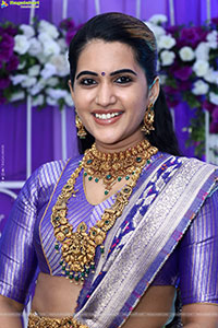 Sravanthi Chokarapu at Hi Life Brides Exhibition Launch 