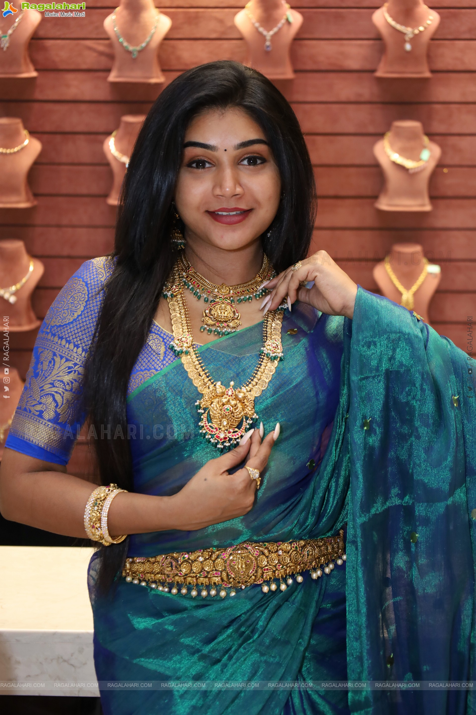 Bramarambika poses with Jewellery, HD Gallery