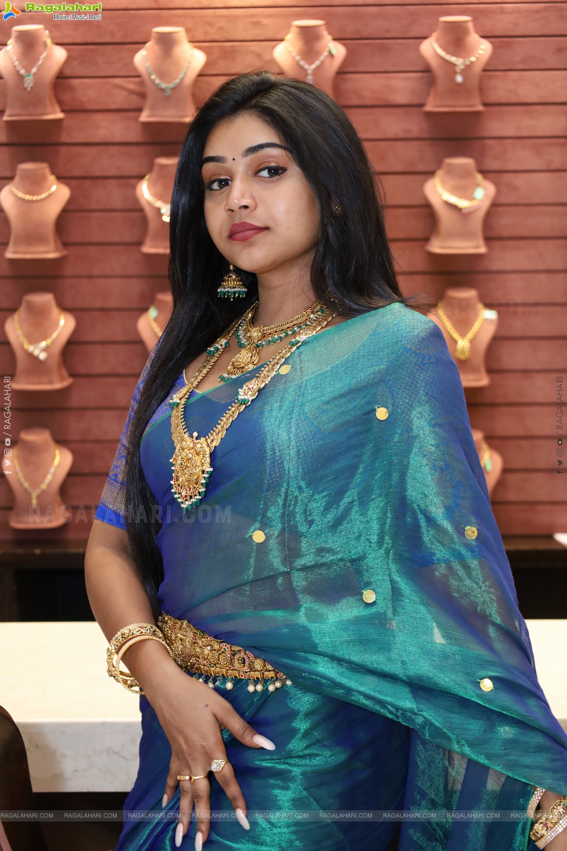 Bramarambika poses with Jewellery, HD Gallery