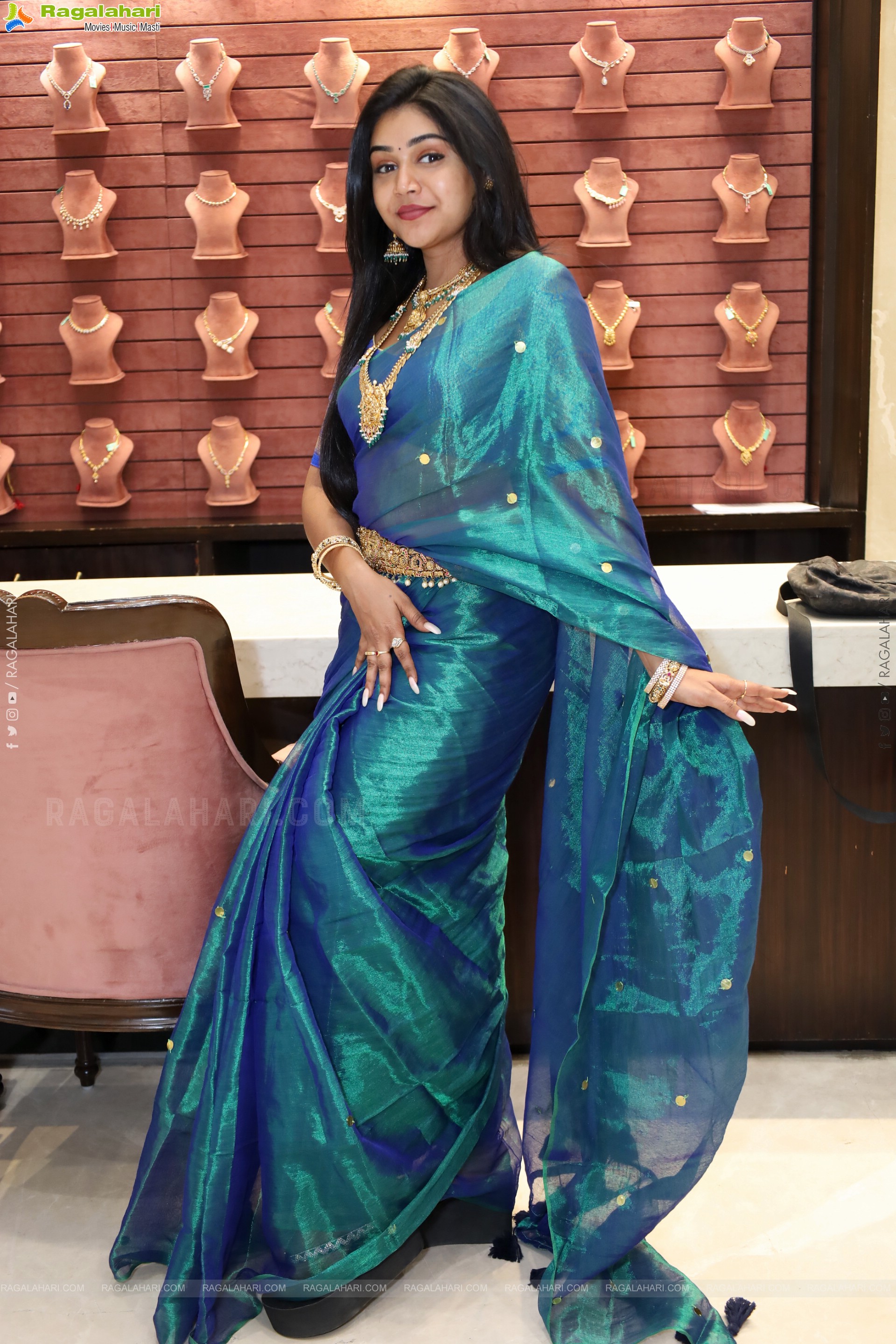 Bramarambika poses with Jewellery, HD Gallery