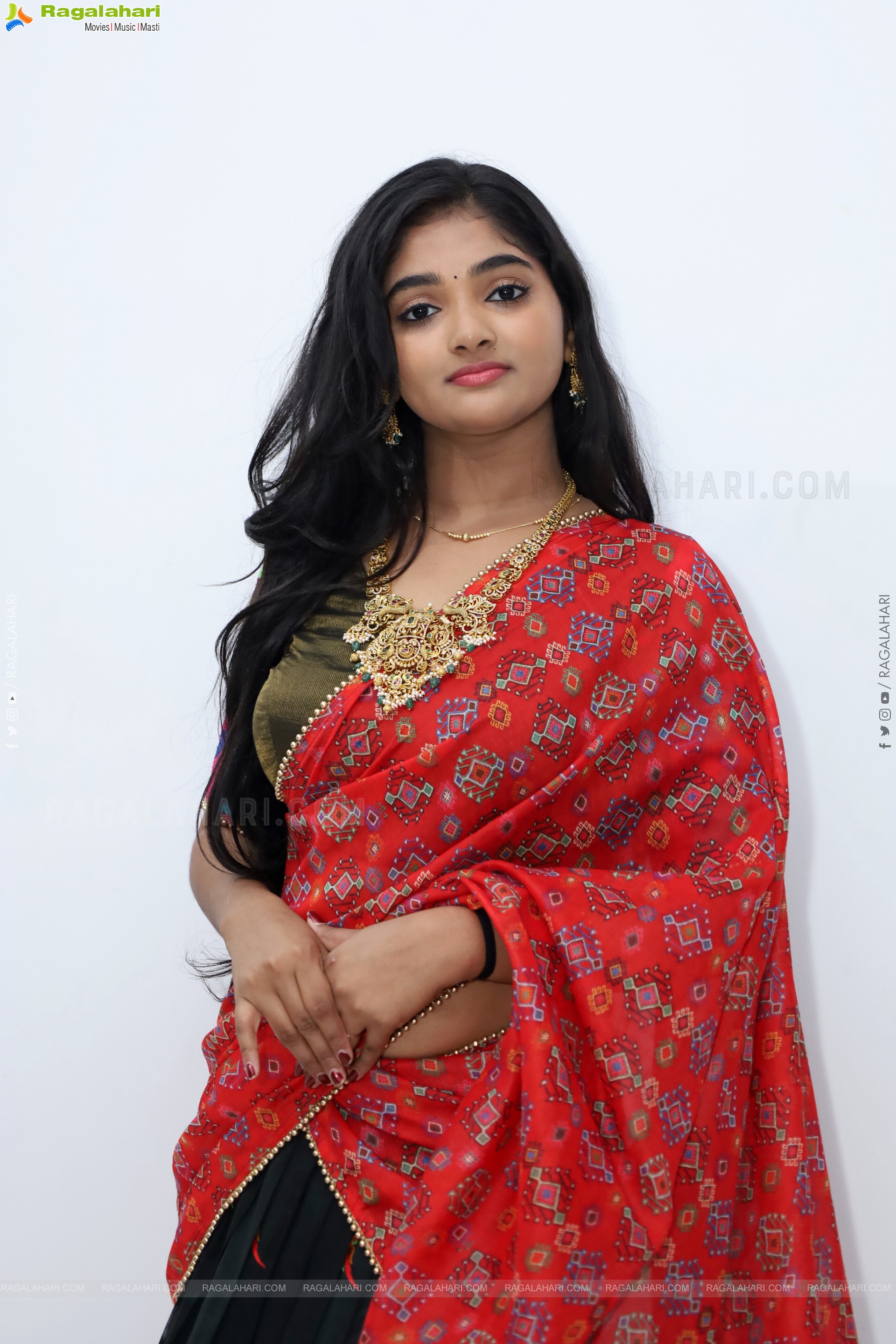 Gayathri Kothapalli stills in Half Saree, HD Gallery