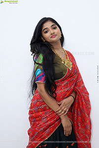 Gayathri Kothapalli stills in Half Saree, HD Gallery