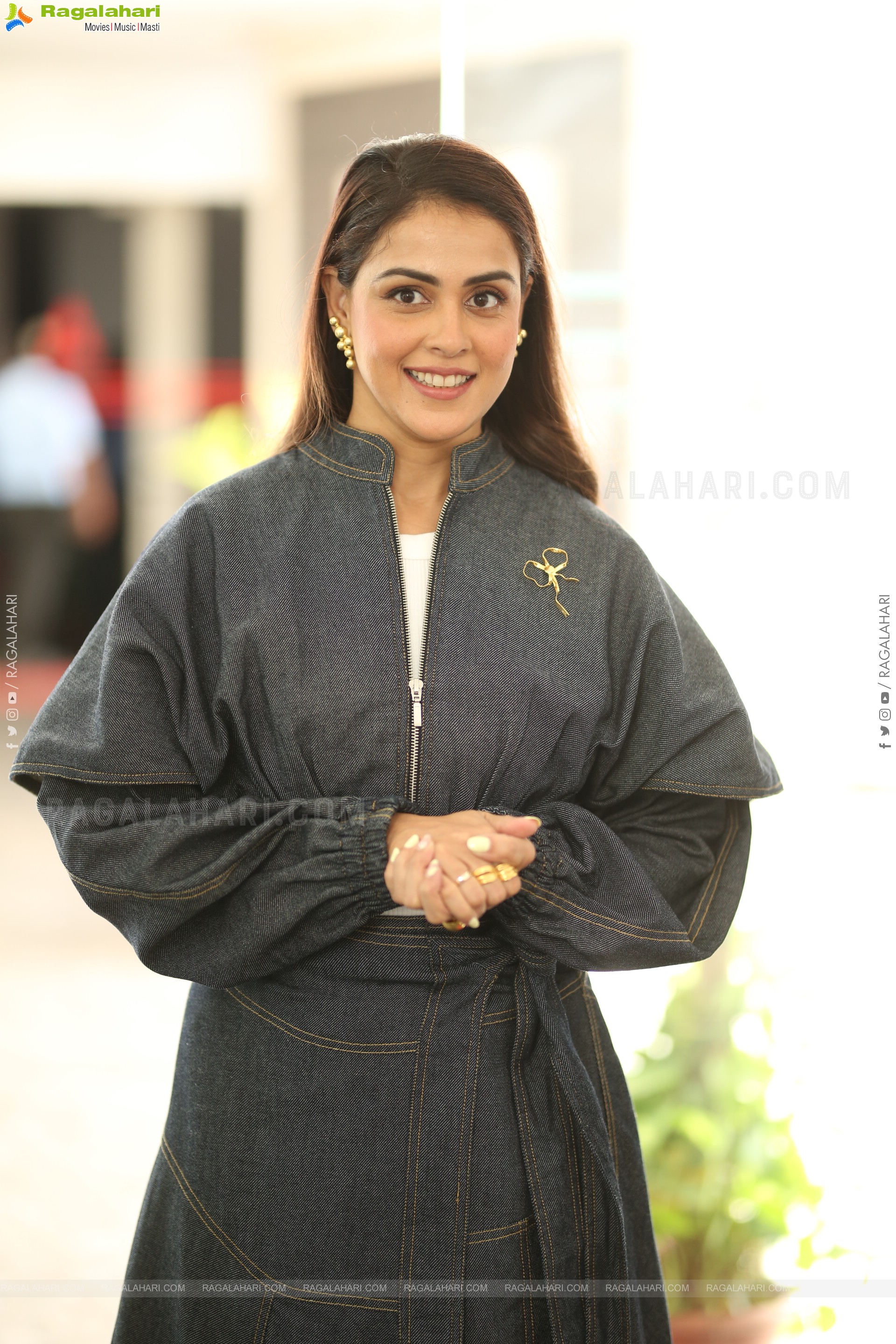 Genelia stills at Junior Movie Interview, HD Gallery