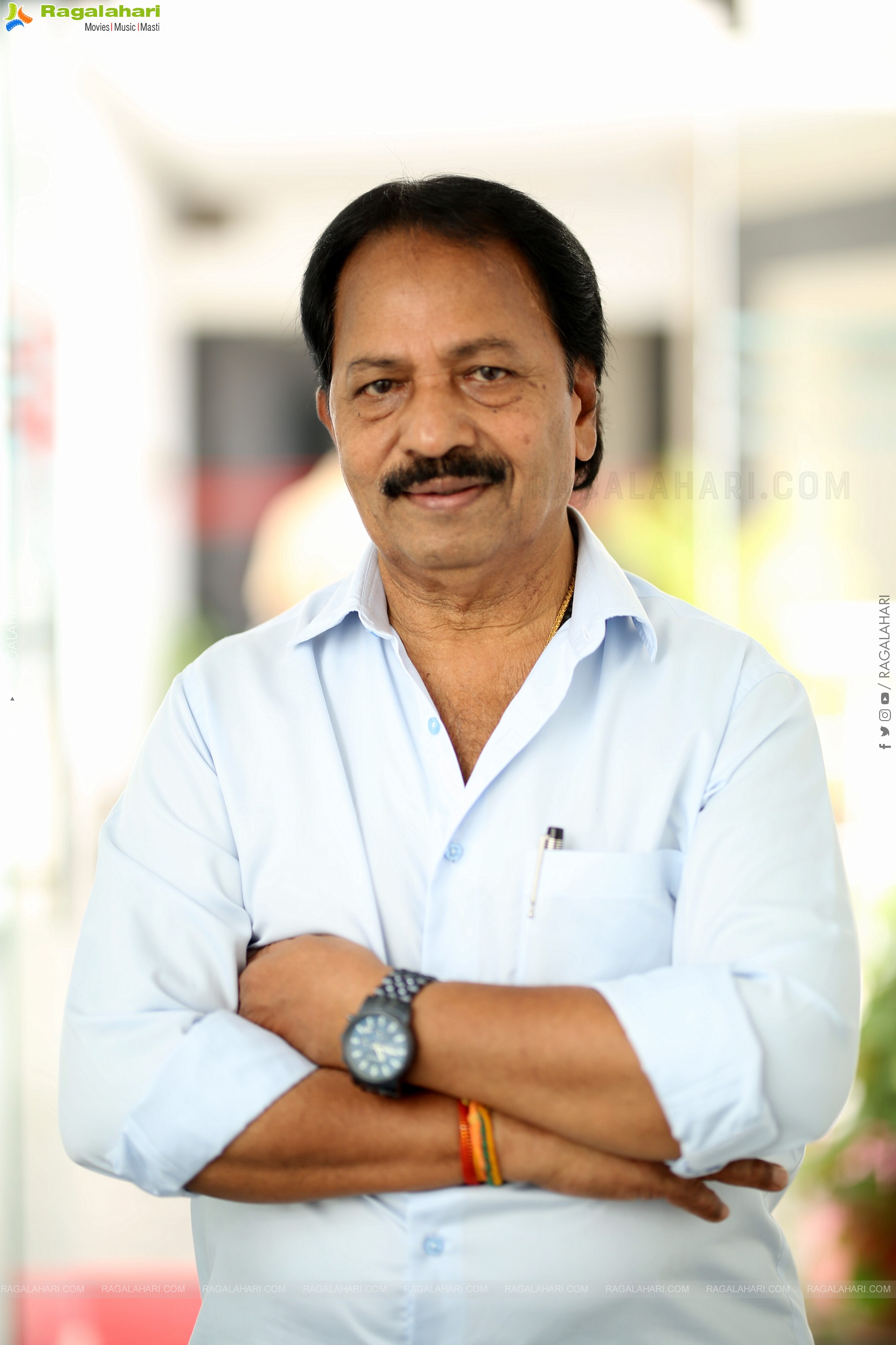 AM Rathnam at Hari Hara Veera Mallu Interview, HD Gallery