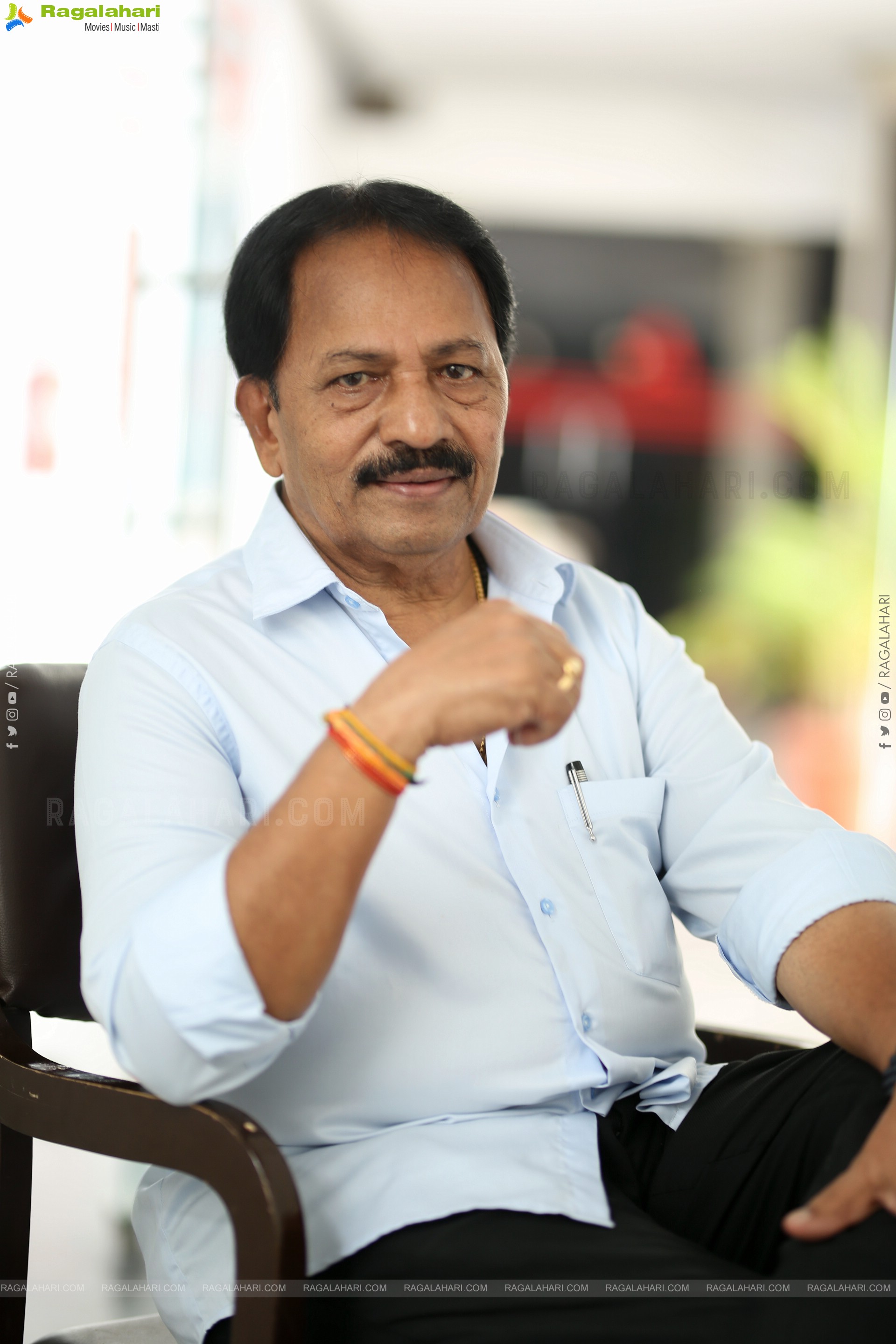 AM Rathnam at Hari Hara Veera Mallu Interview, HD Gallery