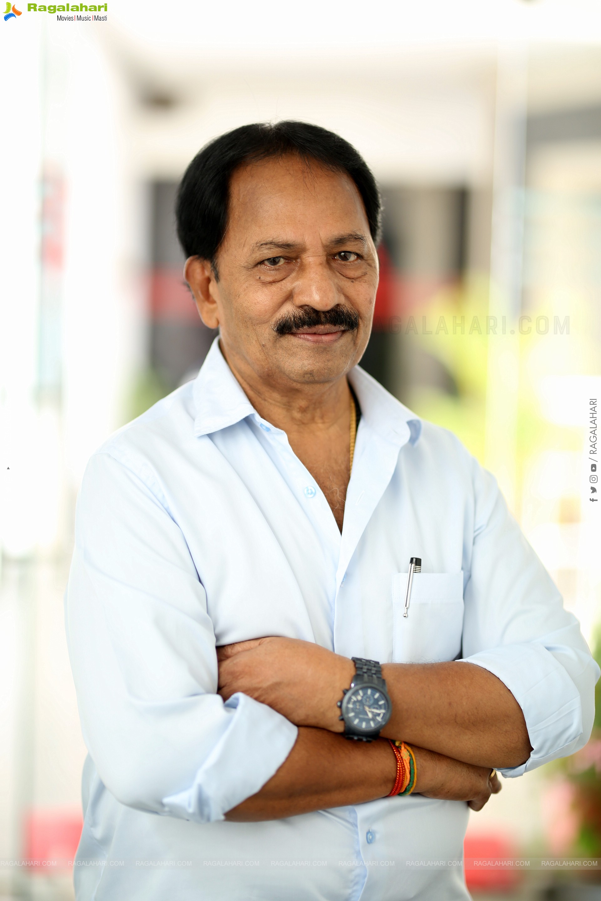 AM Rathnam at Hari Hara Veera Mallu Interview, HD Gallery