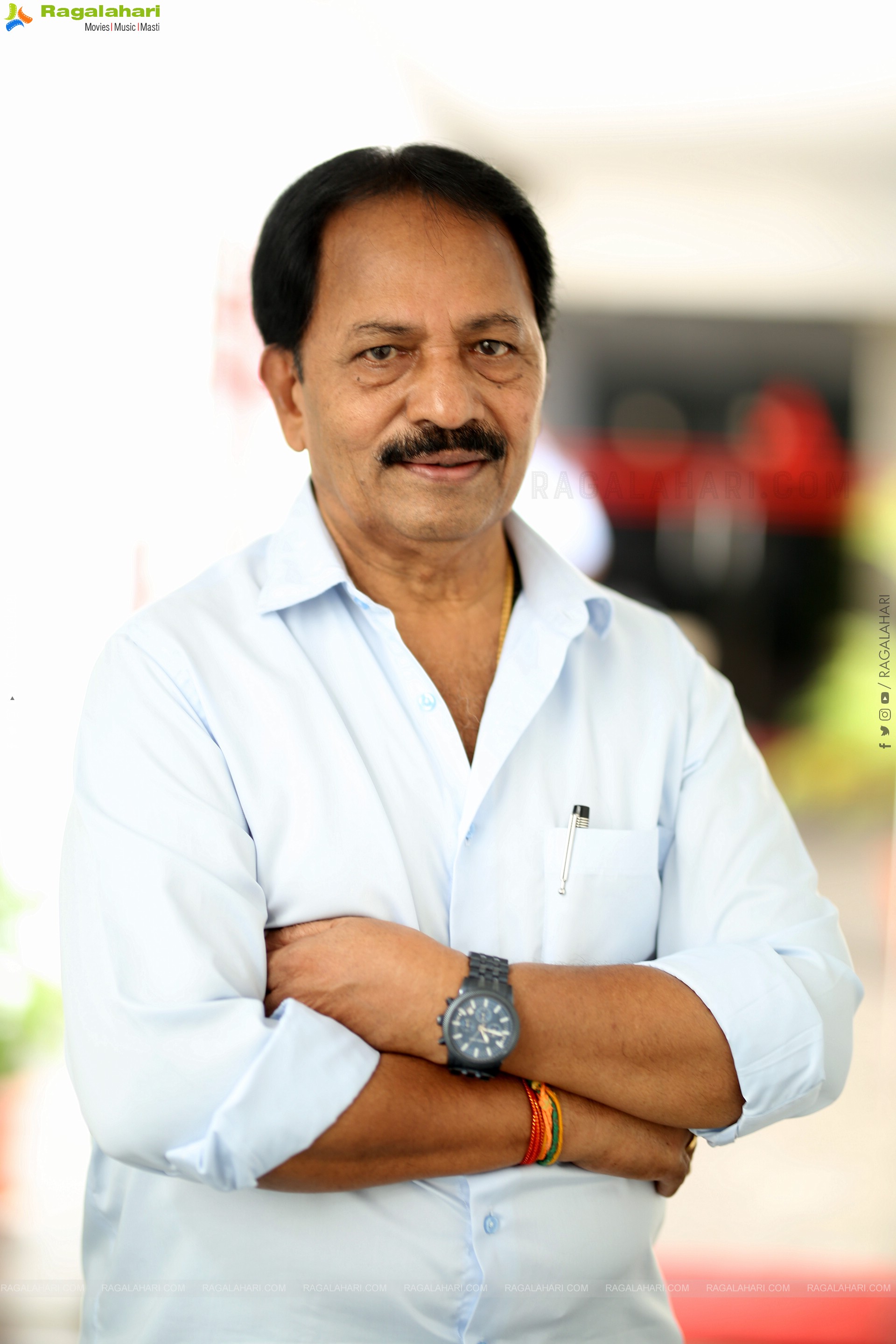 AM Rathnam at Hari Hara Veera Mallu Interview, HD Gallery