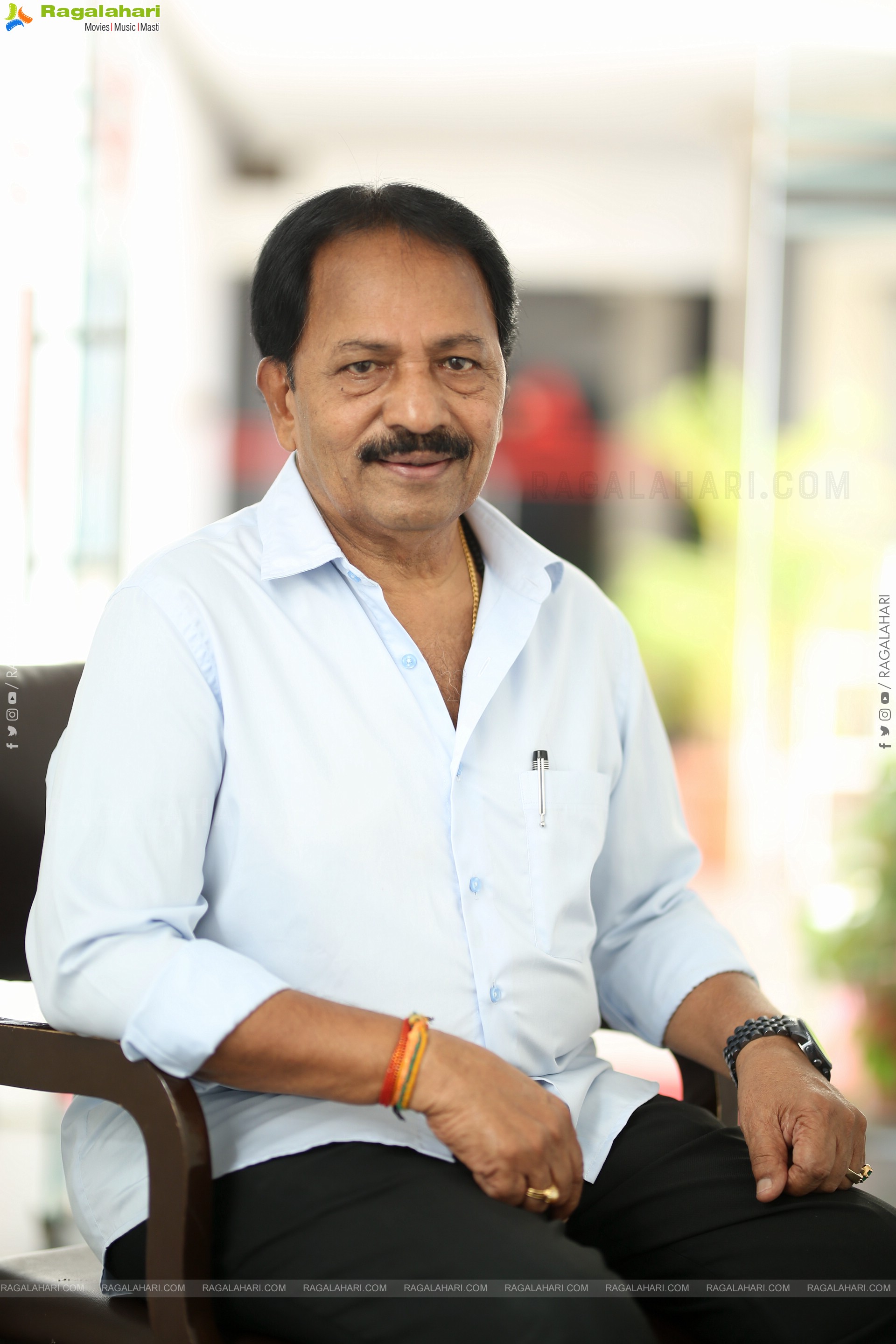 AM Rathnam at Hari Hara Veera Mallu Interview, HD Gallery